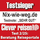 Testsieger bei Clever Reisen