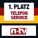 n-tv Testsieger: Bester Telefonservice